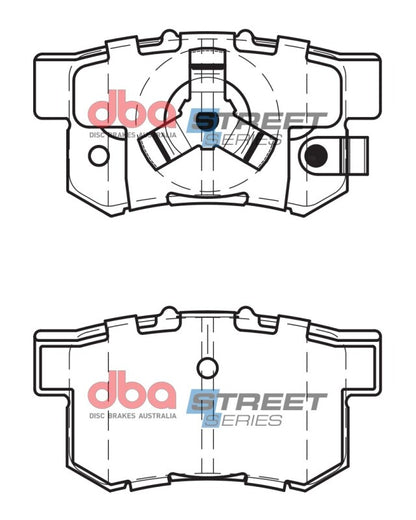 DBA 10-18 Acura RDX Street Series Rear Brake Pads
