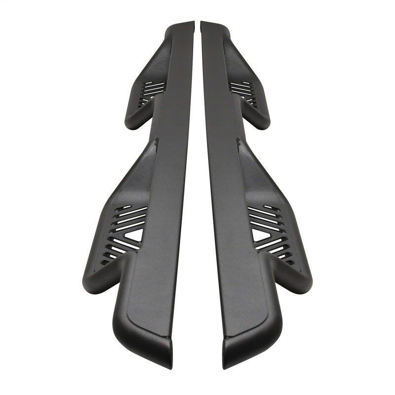 Westin 14-18 Chevrolet Silverado/GMC Sierra Crew Cab Outlaw Nerf Step Bars (Excl. Diesel) -Text. Blk