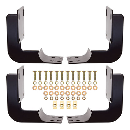 Westin 99-16 Ford F-250/350/450/550HD Reg/Supr Cab/Crew Premier Oval Nerf Step Bar Mount Kit - Blk