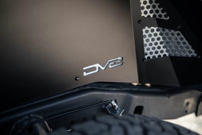 DV8 Offroad 07-18 Jeep Wrangler JK Rear Inner Fender - Satin Black