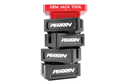 Perrin Performance PERRIN 93-26 Subaru WRX/STI/Impreza/OBXT/LGT & 13-26 BRZ/GR86/Crosstrek Jack Pad Set (5pc) - Black