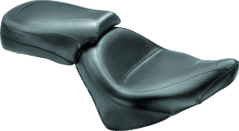 Mustang Motorcycle Mustang 03-17 Victory Vegas, Kingpin, 05-07 8-Ball Standard Touring 2PC Seat - Black