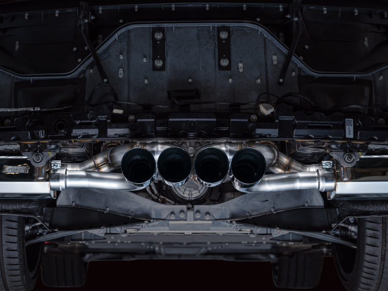 AWE Tuning 2023 C8 Corvette Z06 SwitchPath Cat-Back Exhaust - Diamond Black Tips