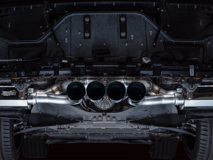 AWE Tuning 2023 C8 Corvette Z06 SwitchPath Cat-Back Exhaust - Diamond Black Tips