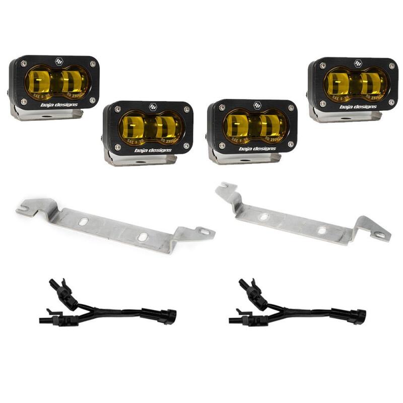 Baja Designs Baja Design 2024+ Toyota S2 SAE OEM Fog Light Replacement Kit - Amber