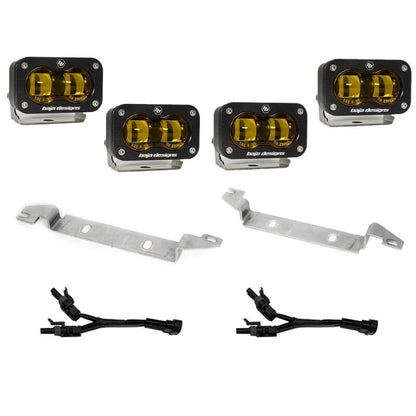 Baja Designs Baja Design 2024+ Toyota S2 SAE OEM Fog Light Replacement Kit - Amber