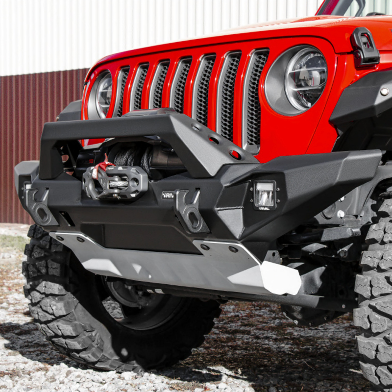 Rival 4x4 Rival 2018-2026 Jeep Wrangler JL 2020-2026 Jeep Gladiator Front Full-Width Aluminum Bumper