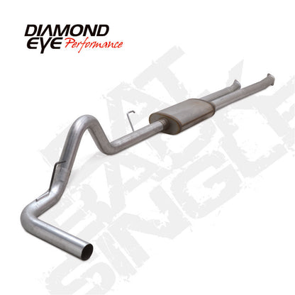 Diamond Eye Performance Diamond Eye KIT 3-1/2in Catback Single AL: 2010-2014 TOYOTA TUNDRA 5.7L-GAS APP