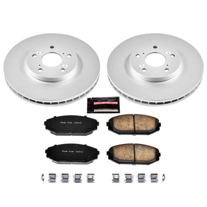 PowerStop Power Stop 01-02 Acura MDX Front Z17 Evolution Geomet Coated Brake Kit
