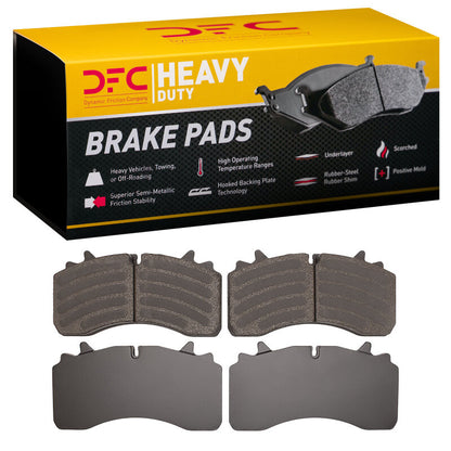 DFC 05-23 WABCO PAN17/PAN19/PAN22/MAXX22T/MAXXUS Fr & Rr Heavy Duty Pads - Semi Metallic