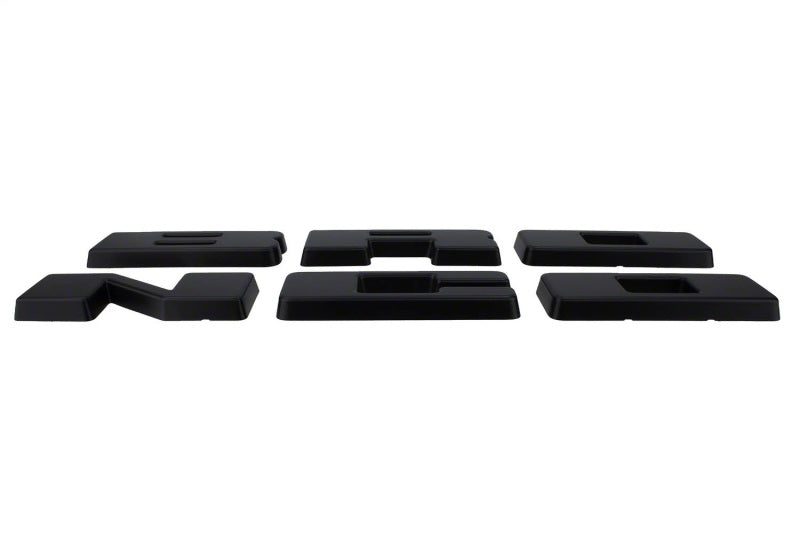 Ford Racing 2021+ Bronco Grille Lettering Overlay Kit - Black