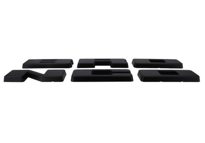 Ford Racing 2021+ Bronco Grille Lettering Overlay Kit - Black