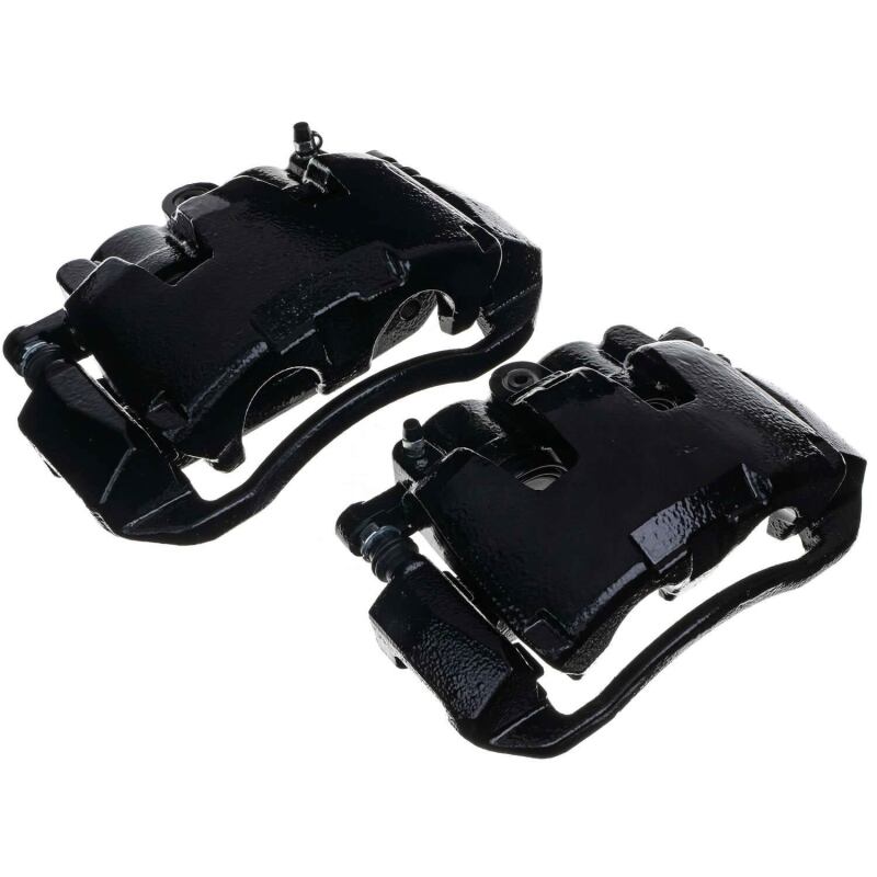 PowerStop Power Stop 11-18 Ram 1500 Front Black Calipers - Pair (w/Bracket)