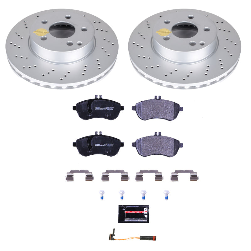 PowerStop Power Stop 2015 Mercedes-Benz C250 Front Euro-Stop Brake Kit