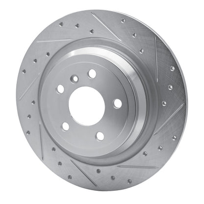 R1 Concepts R1 12-18 Mercedes-Benz ML350 Rear Right Drilled & Slotted Silver Brake Rotor