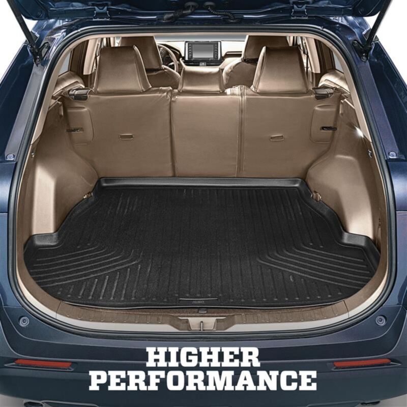 Husky Liners 21-23 Tahoe/Yukon Weatherbeater Cargo Liner Behind 2rd Row Over Folded 3rd Row - Black