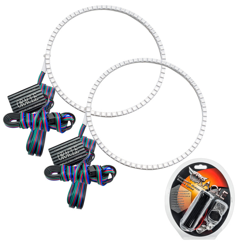 ORACLE Lighting Oracle Jeep Wrangler 07-17 Halo Kit - ColorSHIFT