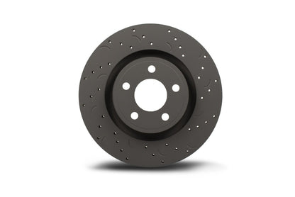 Hawk Performance Hawk Talon 2005 Subaru Impreza WRX STI Drilled and Slotted Rear Brake Rotor Set
