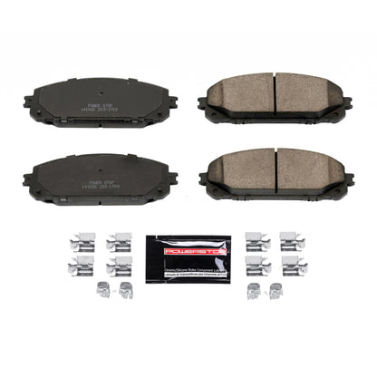 PowerStop Power Stop 14-15 Jeep Cherokee Front Z23 Evolution Sport Brake Pads w/Hardware