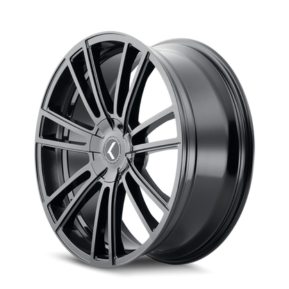 Kraze Wheels Kraze KR183 Spectra 22x8.5 / 5x114.3/120 BP / 38mm Offset / 74.1mm Hub Gloss Black Wheel