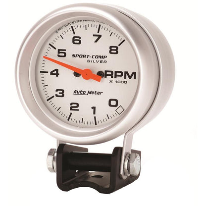 Autometer Ultra-Lite 2-5/8in Pedestal Tachometer 0-8000 RPM Gauge