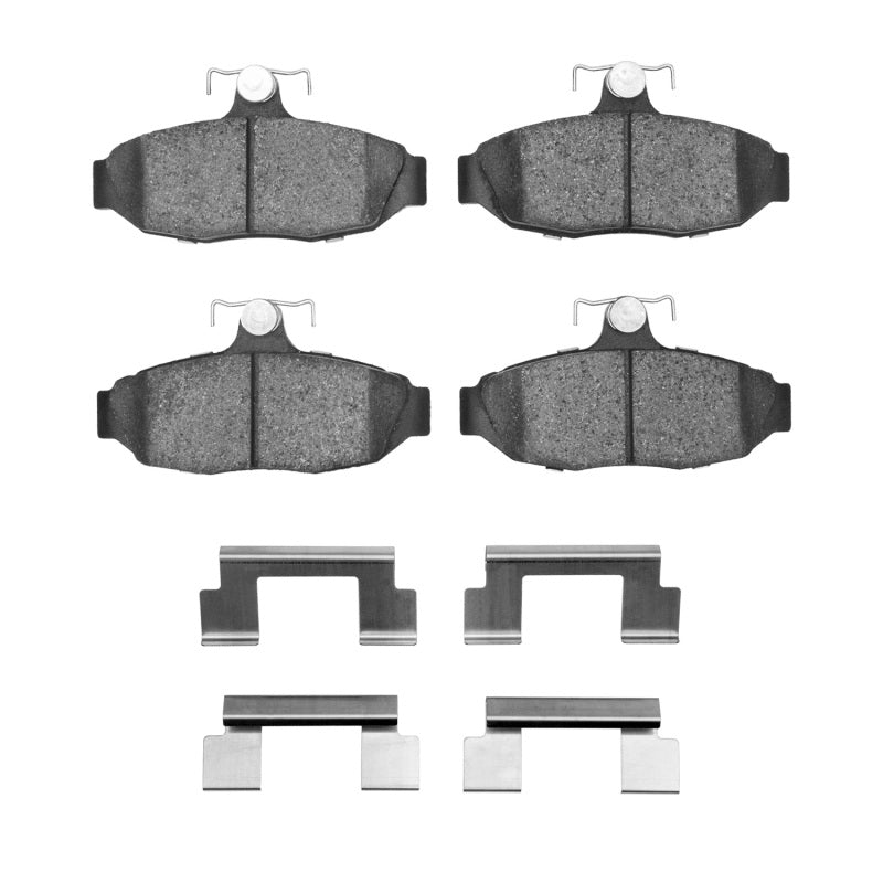R1 Concepts R1 1986-1993 Ford Thunderbird Rear R1 Semi Met Pads & Hardware Kit