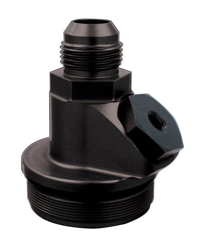 Peterson Fluid Systems End Cap Inlet -16AN w/ -10AN Port