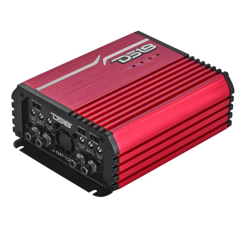 DS18 4-Channel Class-D Amp Stereo Full-Range 4 x 120 W RMS at4 ohm- Red