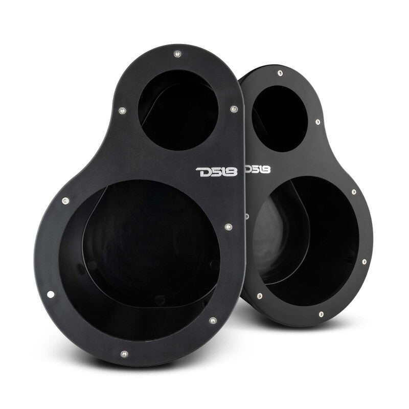 DS18 6.5in 2-Way Speaker Pods Fits 2x 6.5in Speakers 2x 3.78in Tweeters Speakers Not Included