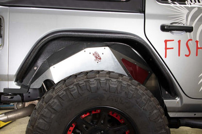Fishbone Offroad 2018+ Jeep Wrangler JL Rear Pair Aluminum Raw Inner Fenders