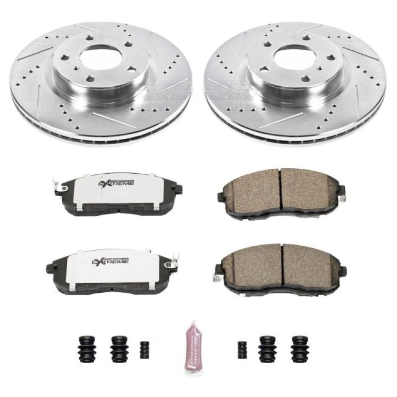 PowerStop Power Stop 03-05 Infiniti G35 Front Z26 Street Warrior Brake Kit