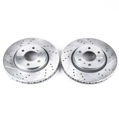 PowerStop Power Stop 06-07 Buick Terraza Front Evolution Drilled & Slotted Rotors - Pair