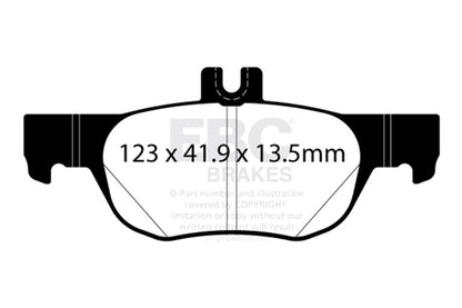 EBC 2020+ Mazda CX-30 2.5L Yellowstuff Rear Brake Pads