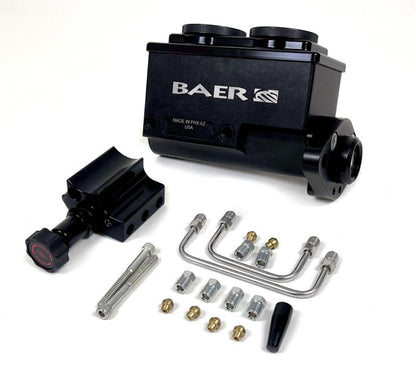 Baer Brakes GM/Ford 1in Bore Remaster 2-Bolt Master Cylinder Kit - Black