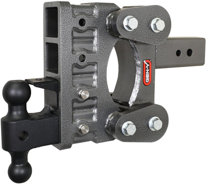 GEN-Y Hitch Gen-Y The Boss Torsion-Flex 3in Shank 6in Drop 21K Hitch w/GH-061 Dual-Ball/GH-062 Pintle Lock