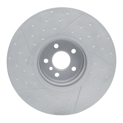 DFC 20-25 BMW M340iX Right Front Hi-Carbon Alloy Geomet Coated Rotor - Dimpled and Slotted