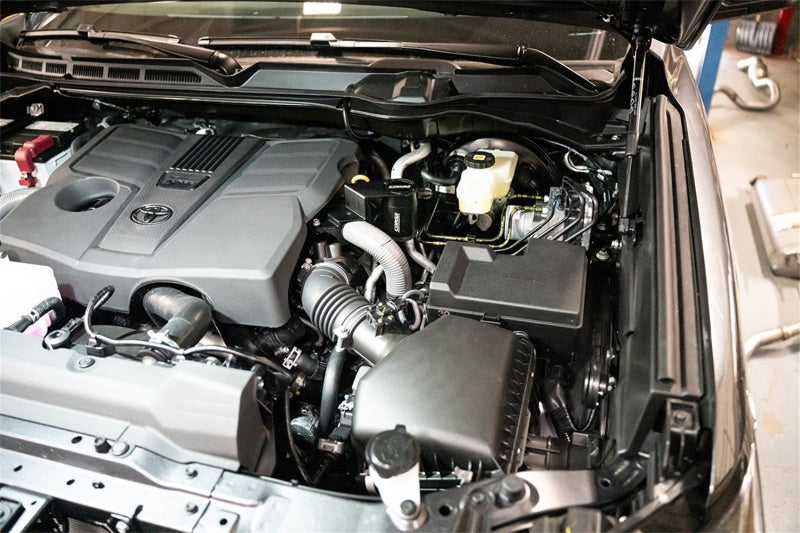 CORSA Performance Corsa 2022-2025 Toyota Tundra 4WD 3.4L V6 Aluminum Oil Catch Can w/ Bracket