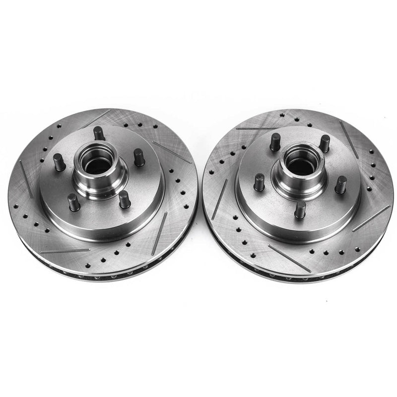 PowerStop Power Stop 98-02 Chevrolet Camaro Rear Evolution Drilled & Slotted Rotors - Pair