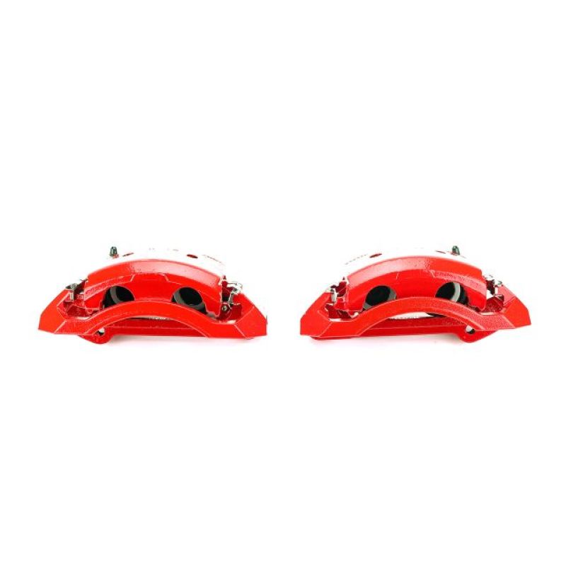 PowerStop Power Stop 00-02 Dodge Ram 2500 Front Red Calipers w/Brackets - Pair