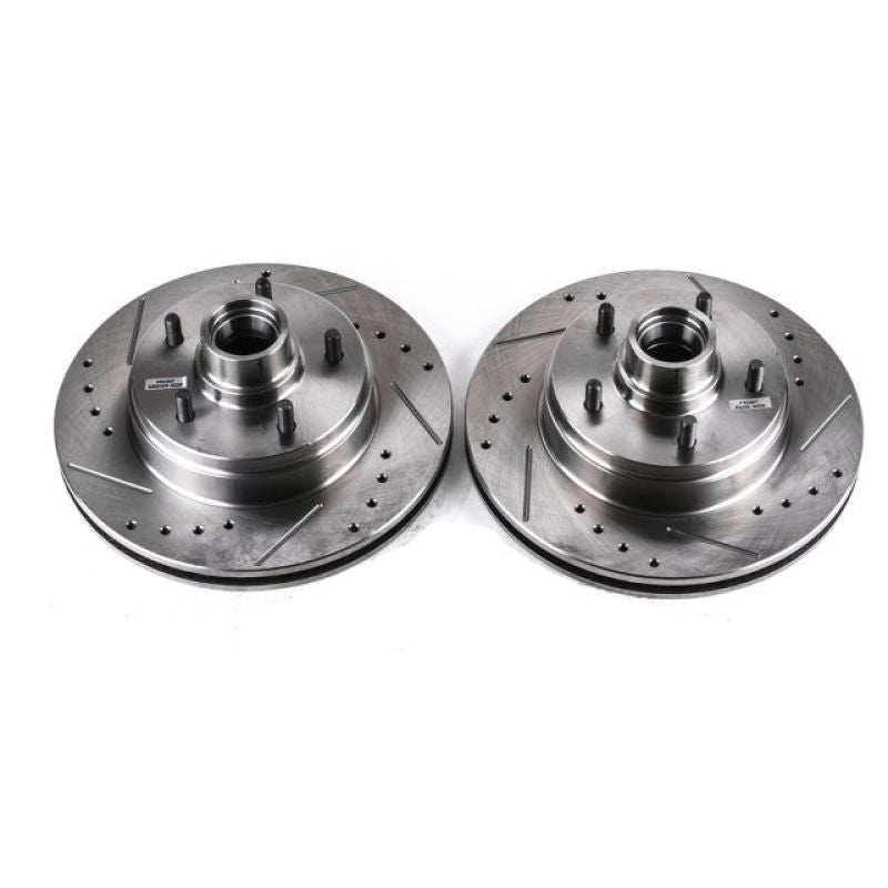 PowerStop Power Stop 91-96 Buick Roadmaster Front Evolution Drilled & Slotted Rotors - Pair