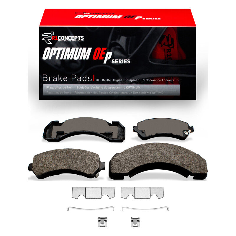 R1 Concepts R1 73-00 Chevrolet C3500 Front/Rear Optimum OE Pads & Hardware Kit
