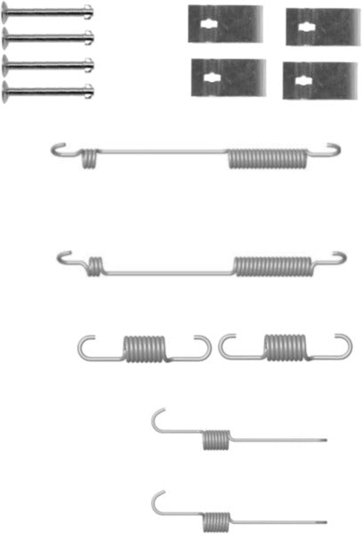 Mintex MBA846 Accessory Kit, brake shoes