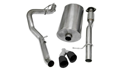 CORSA Performance Corsa 2009-2013 Chevrolet Suburban 1500 5.3L V8 Black Sport Cat-Back Exhaust