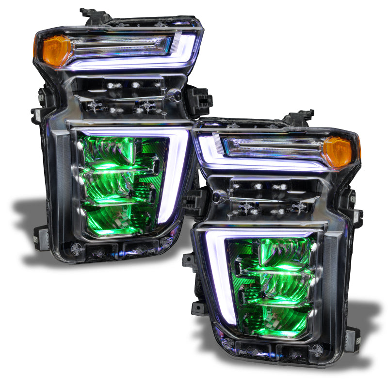 ORACLE Lighting Oracle 20-21 Chevy Silverado HD 2500RGB Headlight Demon Eye Kit - w/o Controller