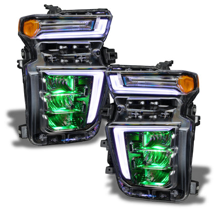 ORACLE Lighting Oracle 20-21 Chevy Silverado HD 2500RGB Headlight Demon Eye Kit - w/o Controller