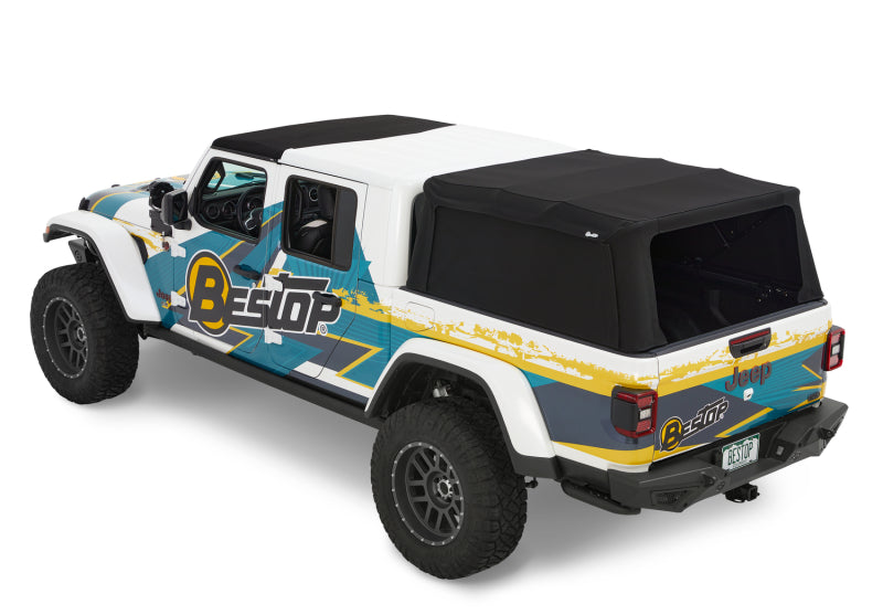 Bestop 20-26 Jeep Gladiator For 5 Ft. Bed Supertop For Truck 2 (Black Diamond)