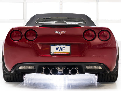 AWE Tuning 09-13 Chevrolet Corvette 6.2L Touring Edition Axle-Back Exhaust w/ Chrome Silver Tips