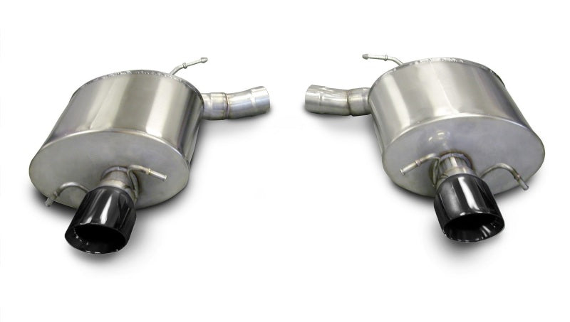 CORSA Performance Corsa 2009-2014 Cadillac CTS Sedan V 6.2L V8 Black Sport Axle-Back Exhaust