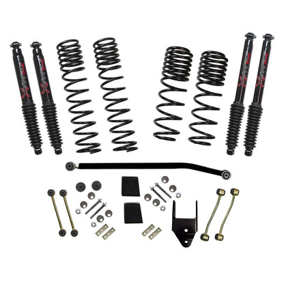 Skyjacker 2020 Jeep JL 4WD Rub Diesel 3.5-4in Dual Rate Long Travel Sus Lift Kit w/Blk Max Shocks