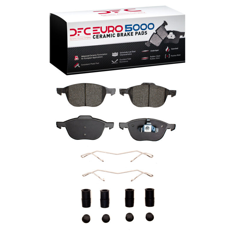 DFC 04-22 Ford Escape Front Euro 5000 Ceramic Brake Pads and Hardware Kit